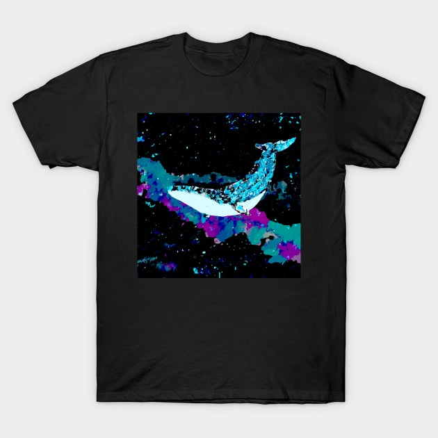 Splash in Space T-Shirt by ScribbleStudioni